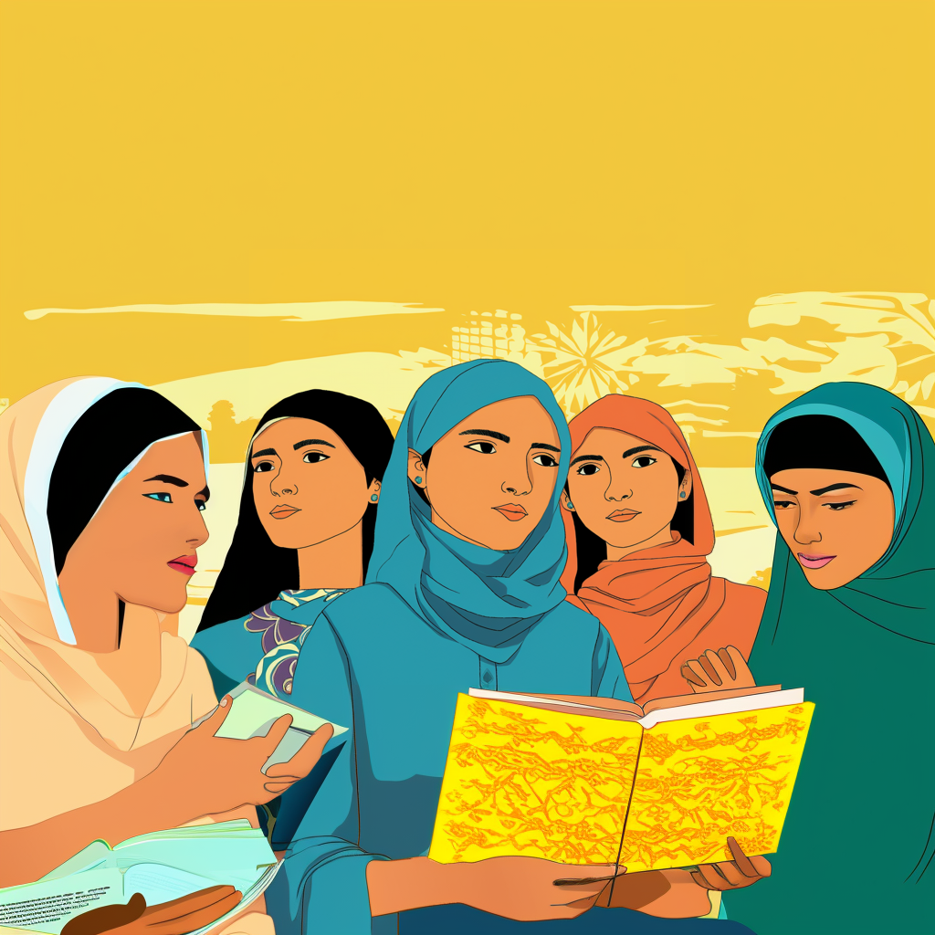 Youth studying peace-building and conflict resolution